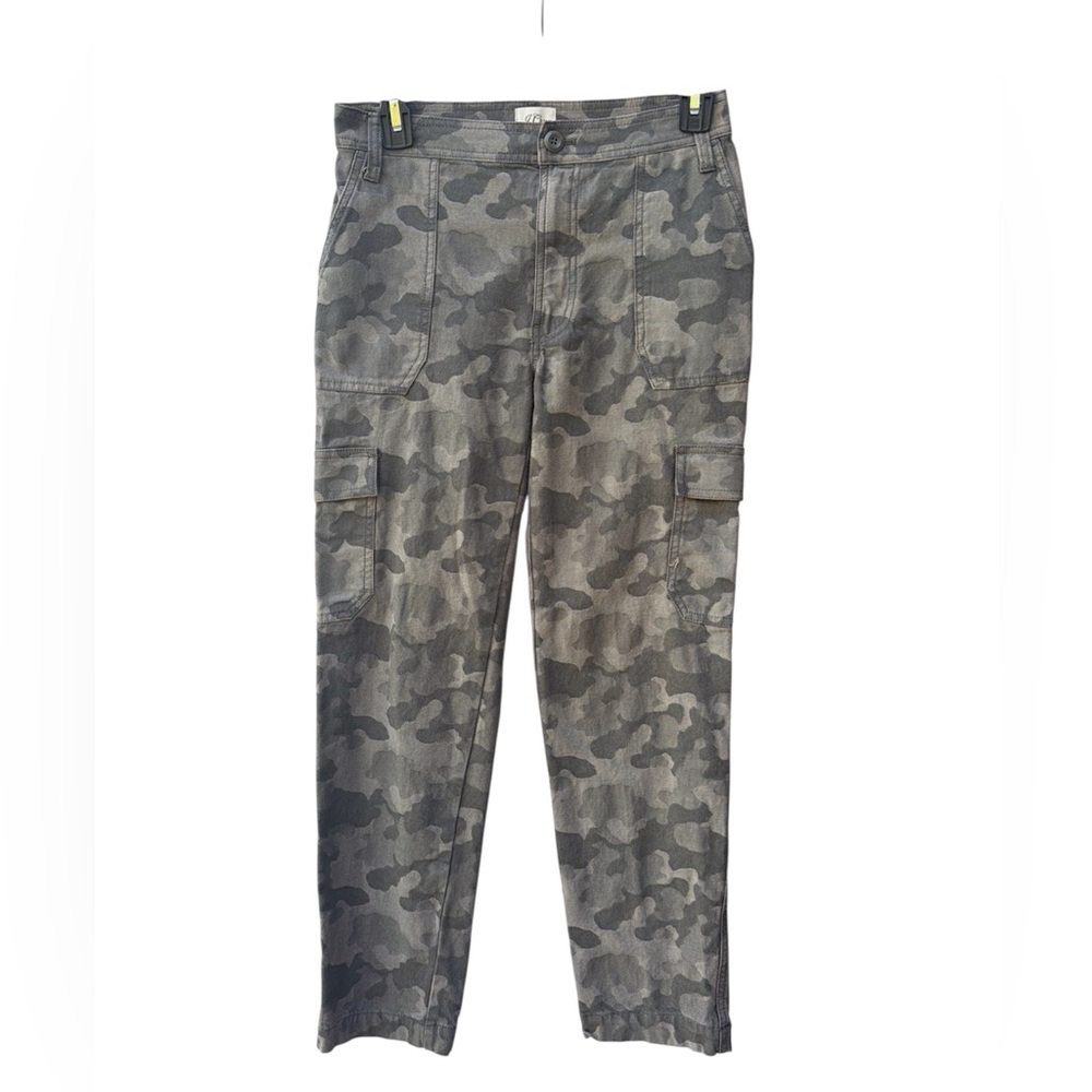 J Crew Camo Cargo Skinny Green Pants Women Size 24